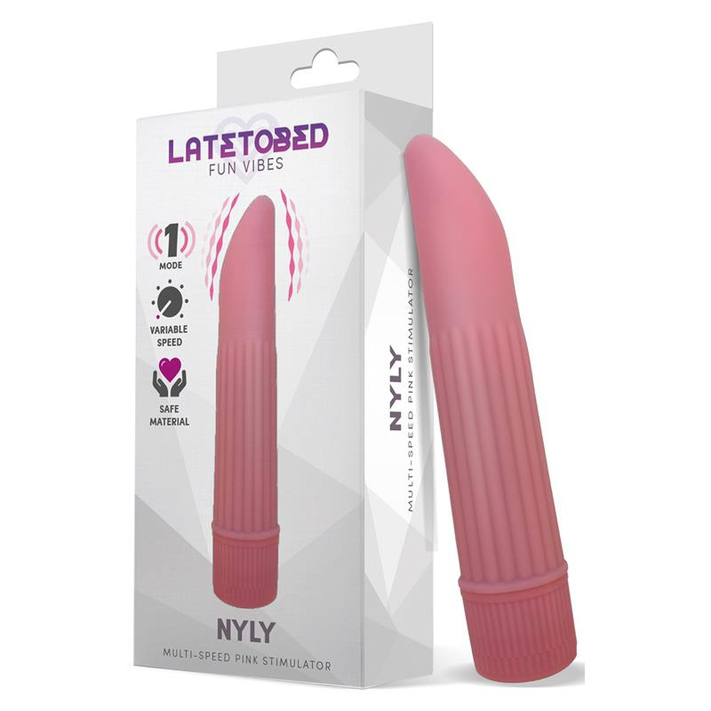 stimulateur de clitoris nyly 13 x 25cm rose 2