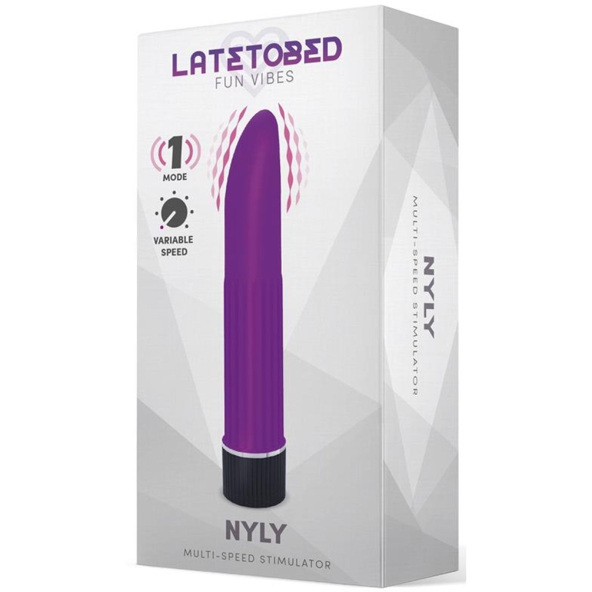 stimulateur de clitoris nyly 13 x 25cm violet 1