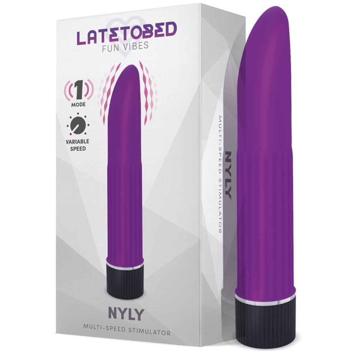 stimulateur de clitoris nyly 13 x 25cm violet 2