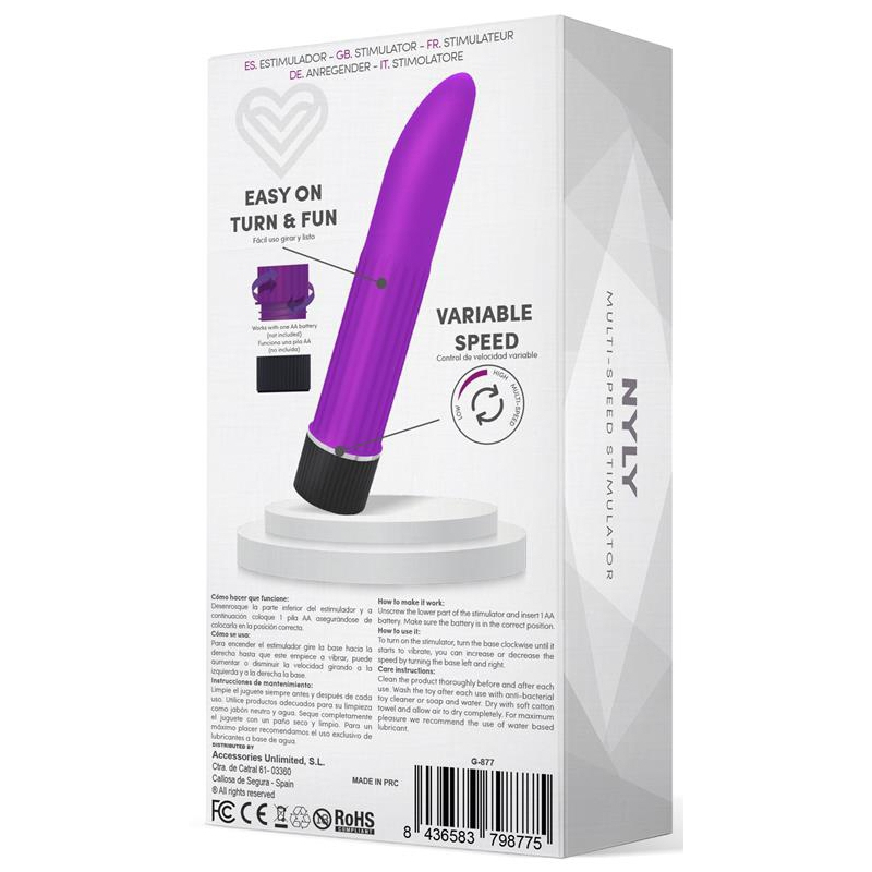stimulateur de clitoris nyly 13 x 25cm violet 3