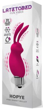 stimulateur de clitoris rabbit hopye 10 x 3cm rose 1