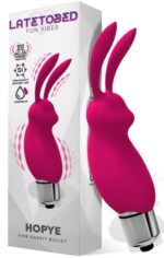 stimulateur de clitoris rabbit hopye 10 x 3cm rose 3