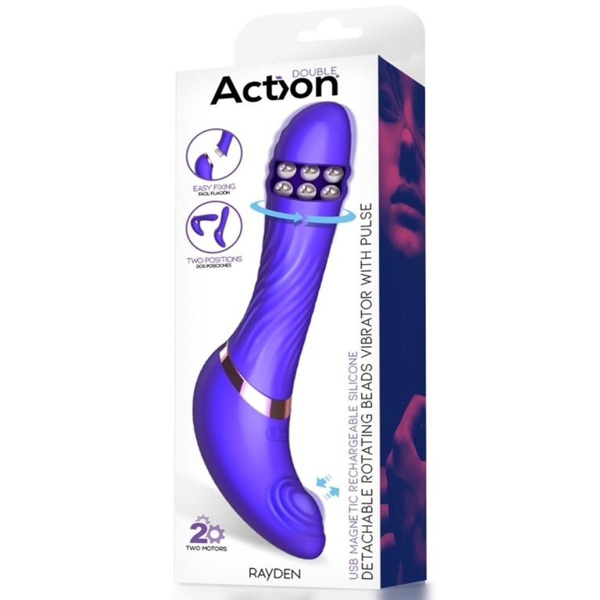 stimulateur de clitoris rayden 14 x 37cm 1