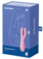 stimulateur de clitoris threesome 3 satisfyer 14cm rose 1 scaled