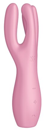 stimulateur de clitoris threesome 3 satisfyer 14cm rose 7 scaled