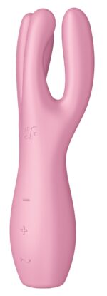 stimulateur de clitoris threesome 3 satisfyer 14cm rose scaled
