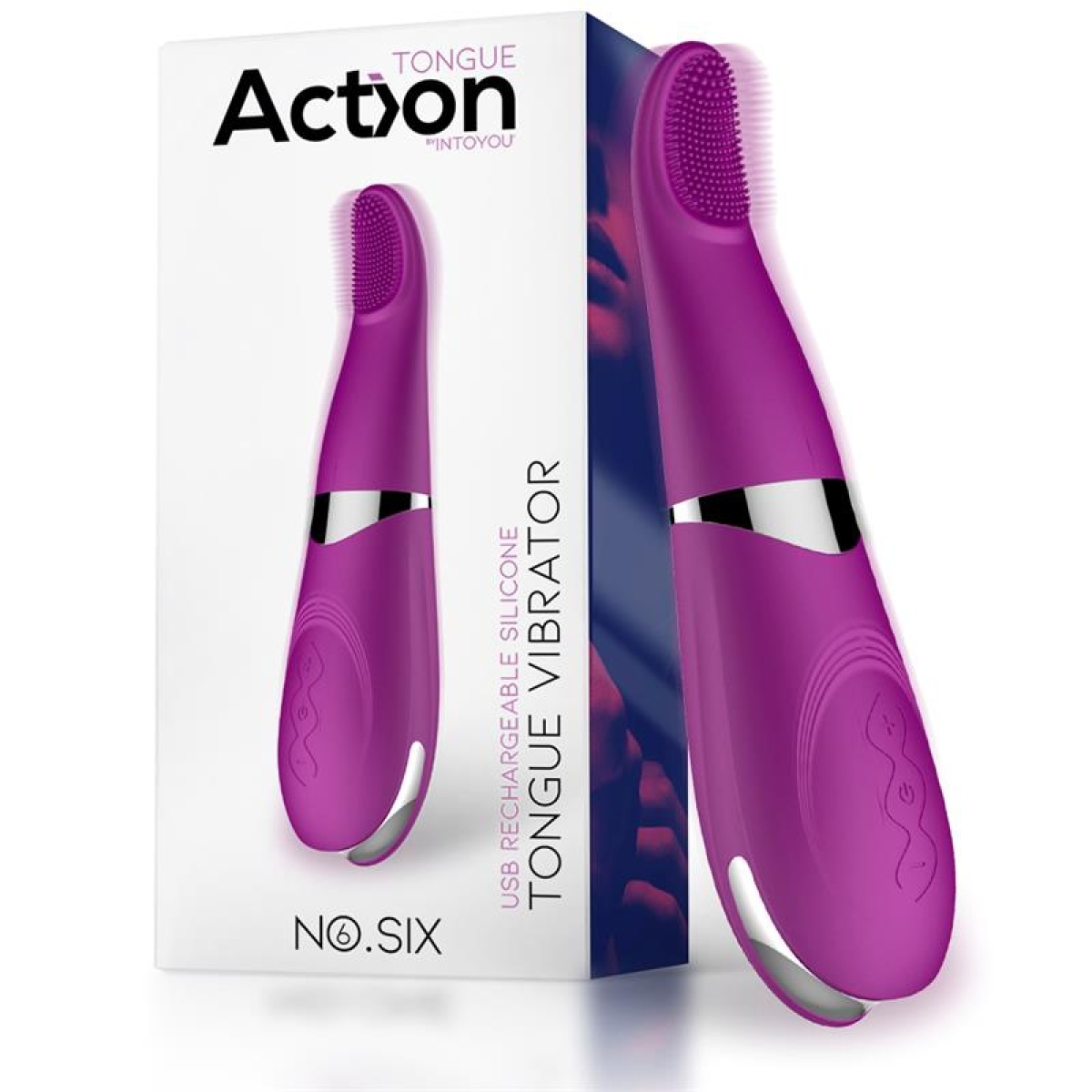 stimulateur de clitoris tongue vibrator 19cm violet 5