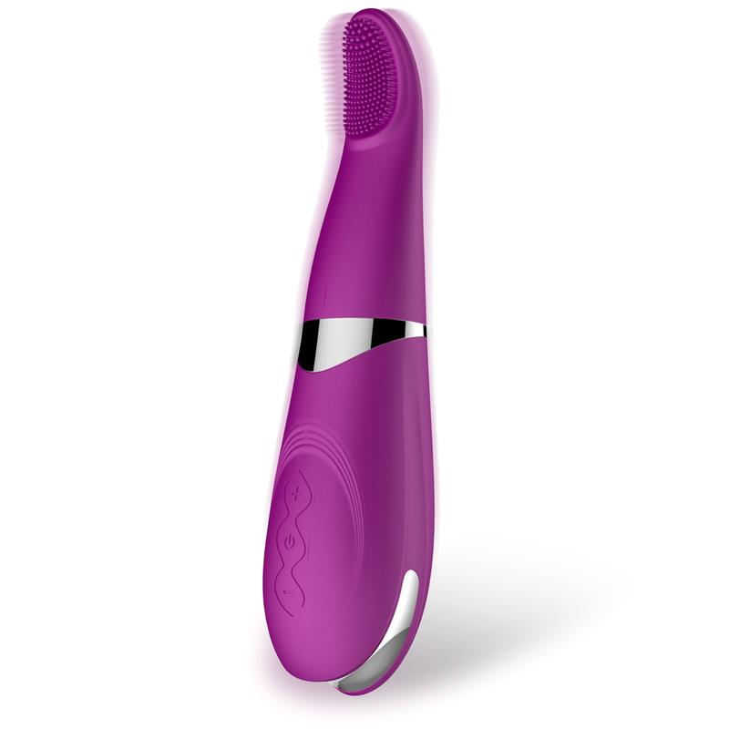stimulateur de clitoris tongue vibrator 19cm violet
