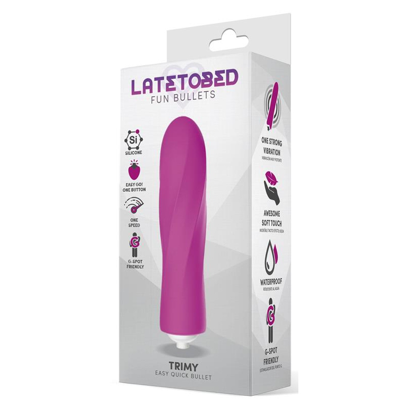 stimulateur de clitoris trimy 10 x 25cm rose 1
