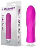 stimulateur de clitoris trimy 10 x 25cm rose 2