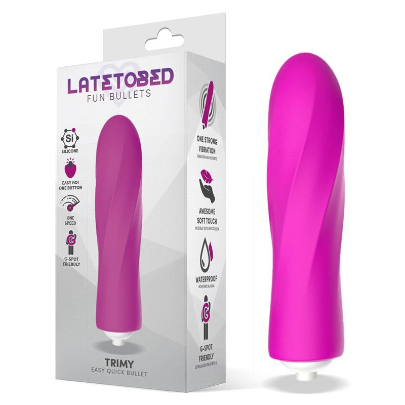 stimulateur de clitoris trimy 10 x 25cm rose 2