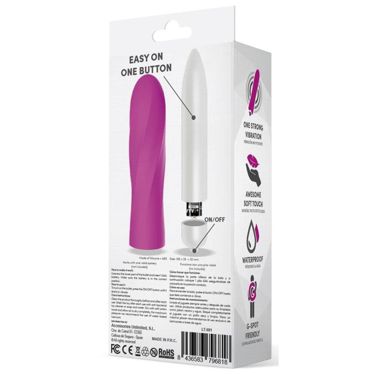 stimulateur de clitoris trimy 10 x 25cm rose 3