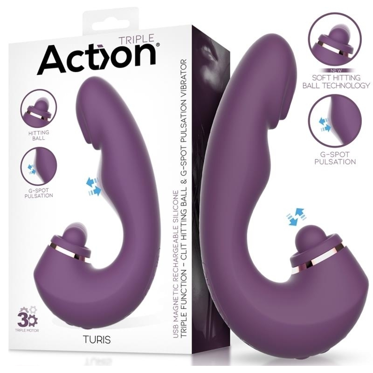 stimulateur de clitoris turis 12 x 34cm 6
