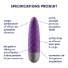 stimulateur de clitoris ultra power bullet 5 satisfyer violet 7