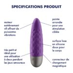 stimulateur de clitoris ultra power bullet 5 satisfyer violet 7
