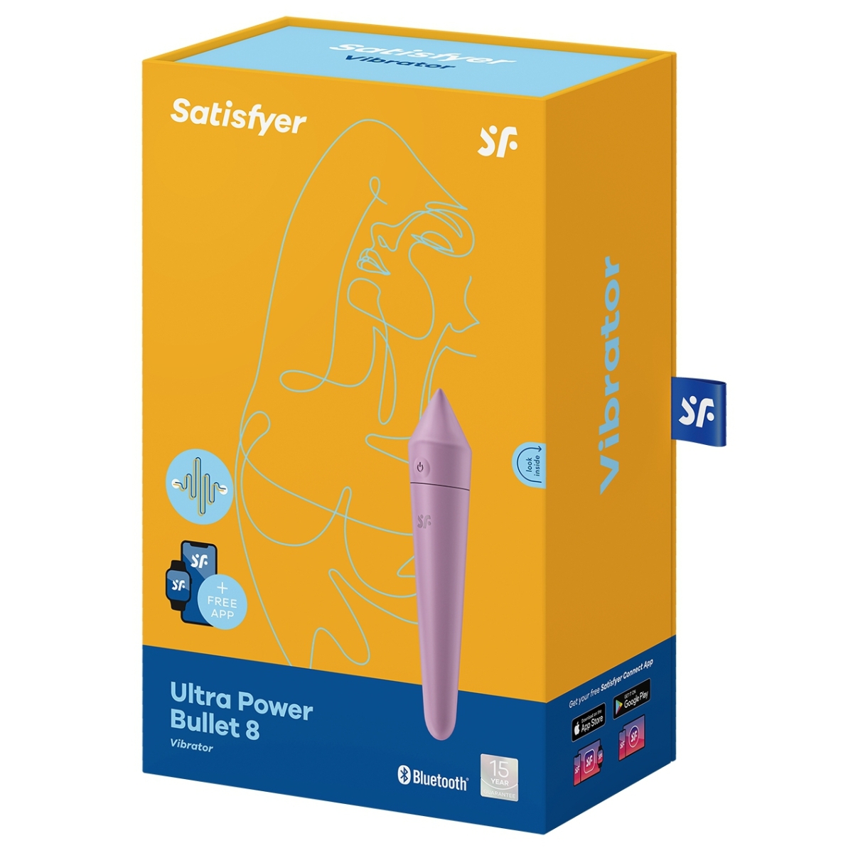 stimulateur de clitoris ultra power bullet 8 satisfyer lilas 1