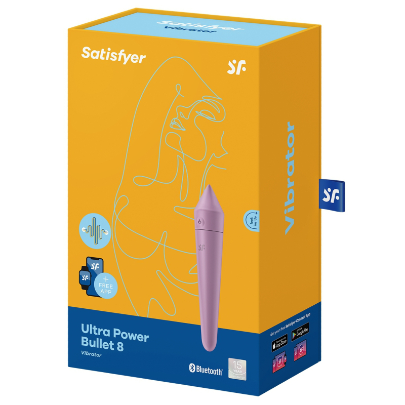 stimulateur de clitoris ultra power bullet 8 satisfyer lilas 1