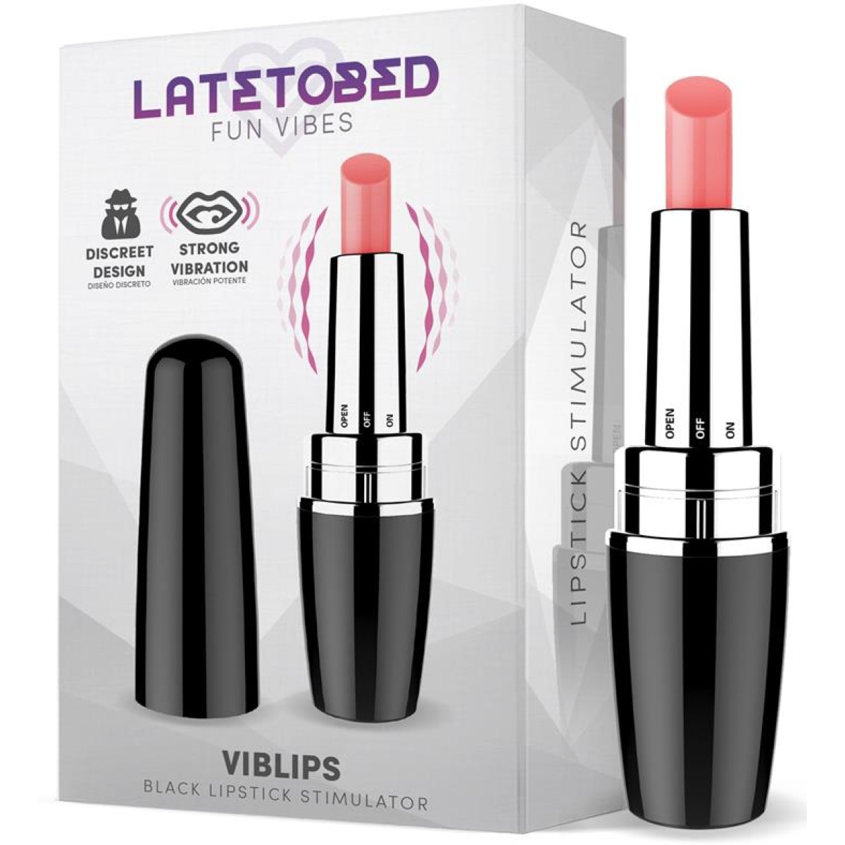 stimulateur de clitoris viblips 95 x 25cm noir 2