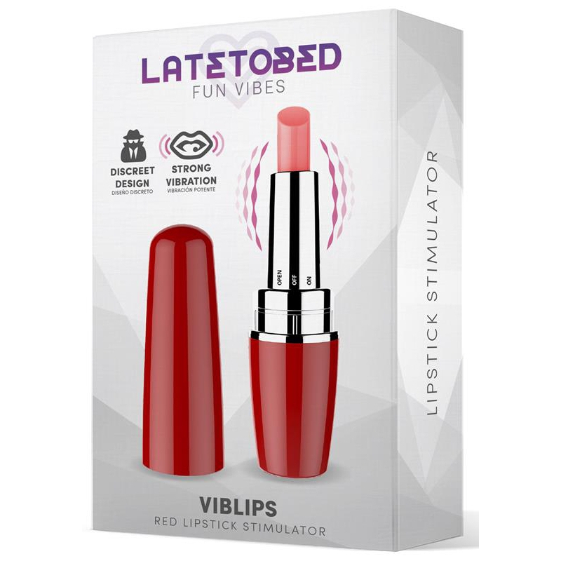 stimulateur de clitoris viblips 95 x 25cm rouge 1