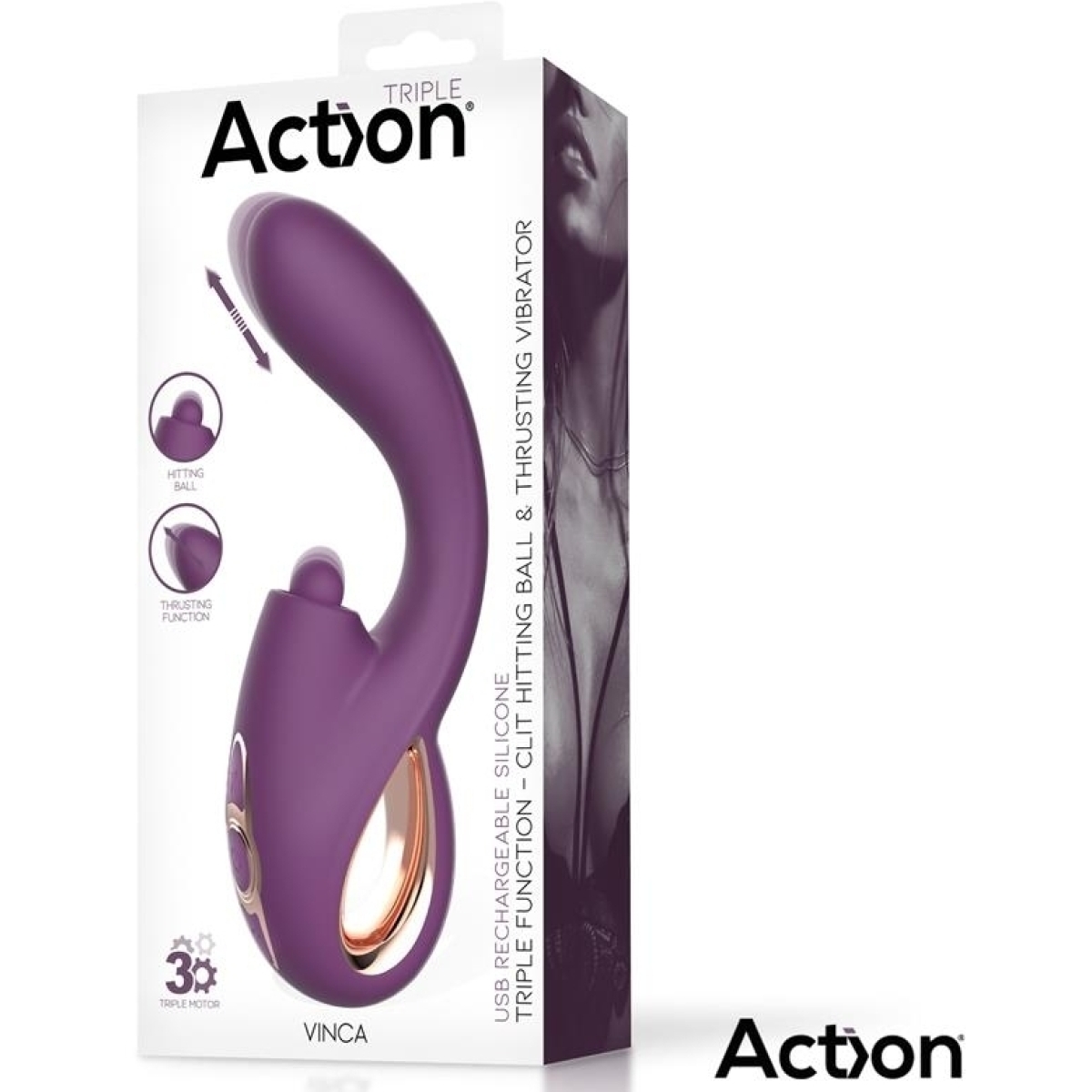 stimulateur de clitoris vinca 11 x 36cm 1