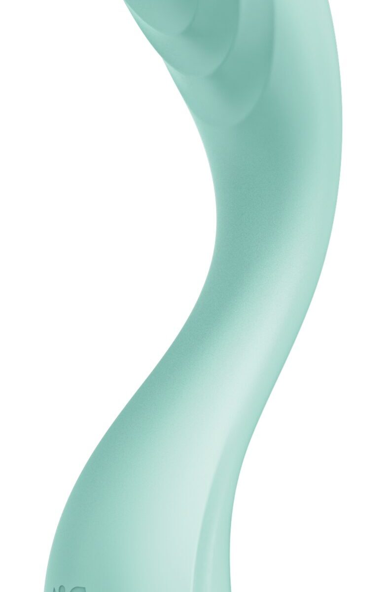 stimulateur de point g rrrolling satisfyer 22cm menthe scaled