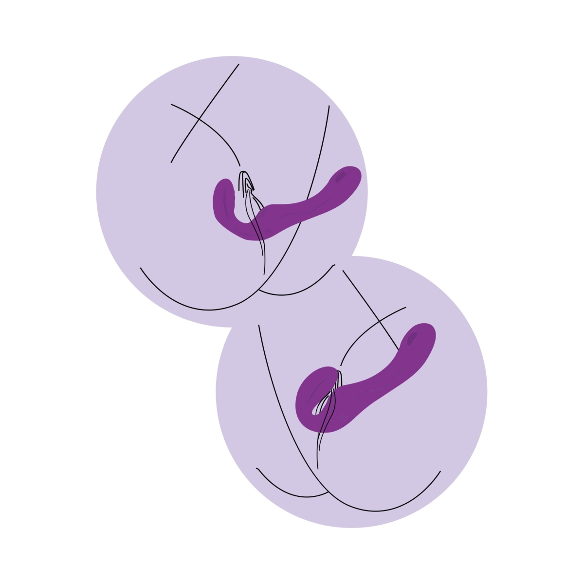 stimulateur de point g strapless strap on 13 x 35cm violet 14 scaled