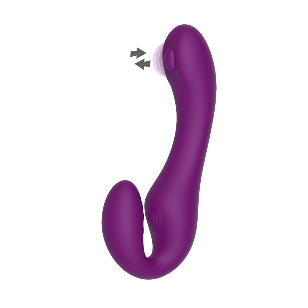 stimulateur de point g strapless strap on 13 x 35cm violet 2 scaled