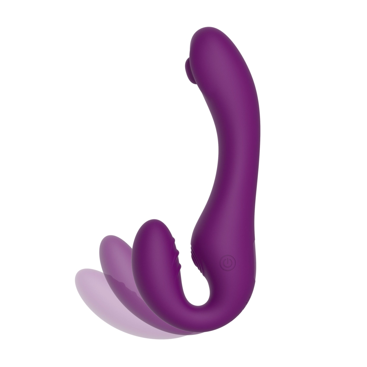 stimulateur de point g strapless strap on 13 x 35cm violet 3 scaled