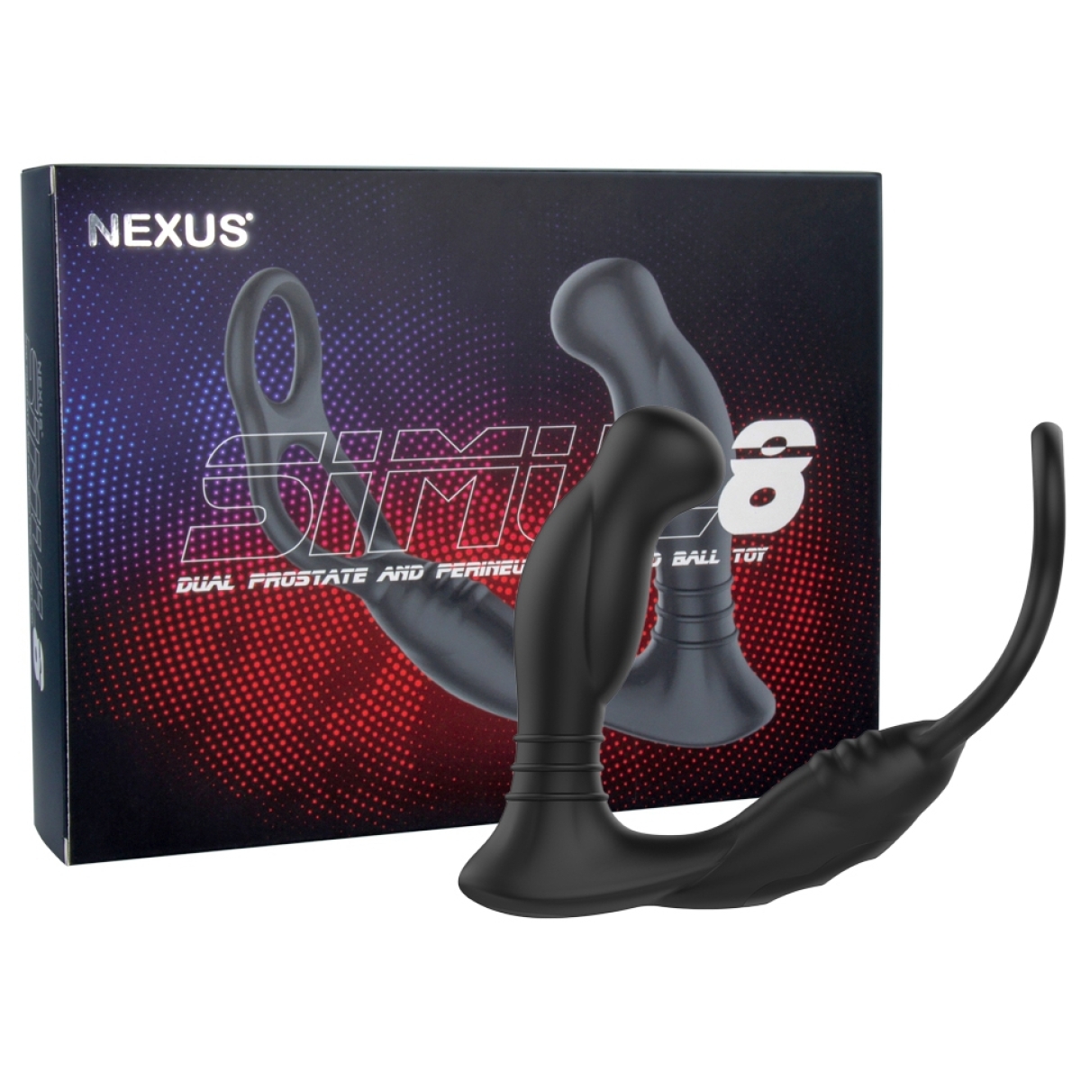 stimulateur de prostate avec cockring simul8 nexus 10 x 33cm 1