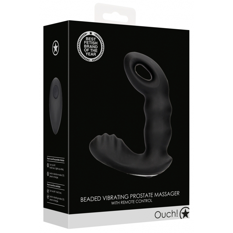 stimulateur de prostate beaded 10 x 35cm 1