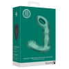 stimulateur de prostate beaded 10 x 35cm vert metallise 1
