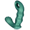 stimulateur de prostate beaded 10 x 35cm vert metallise 2