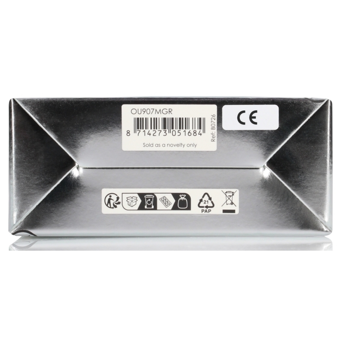 stimulateur de prostate beaded 10 x 35cm vert metallise 8