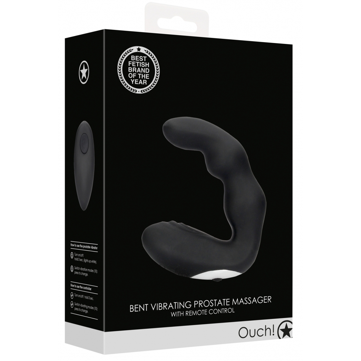 stimulateur de prostate bent 10 x 35cm 1