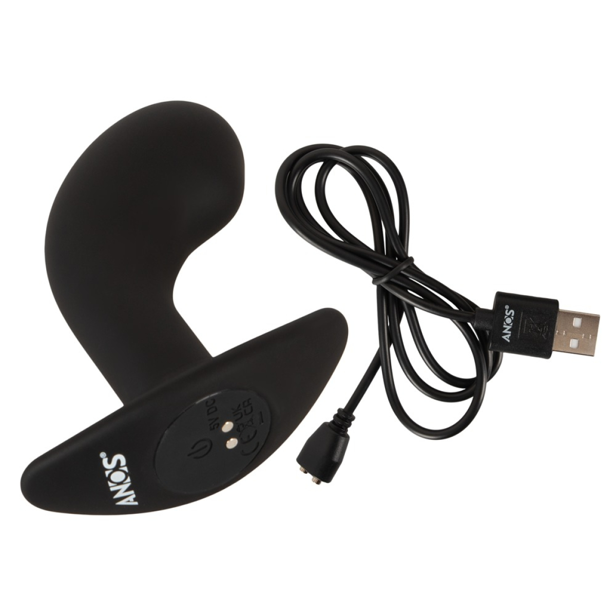 stimulateur de prostate big head anos 11 x 4 cm noir 10