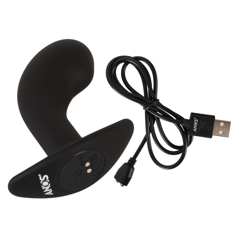 stimulateur de prostate big head anos 11 x 4 cm noir 10