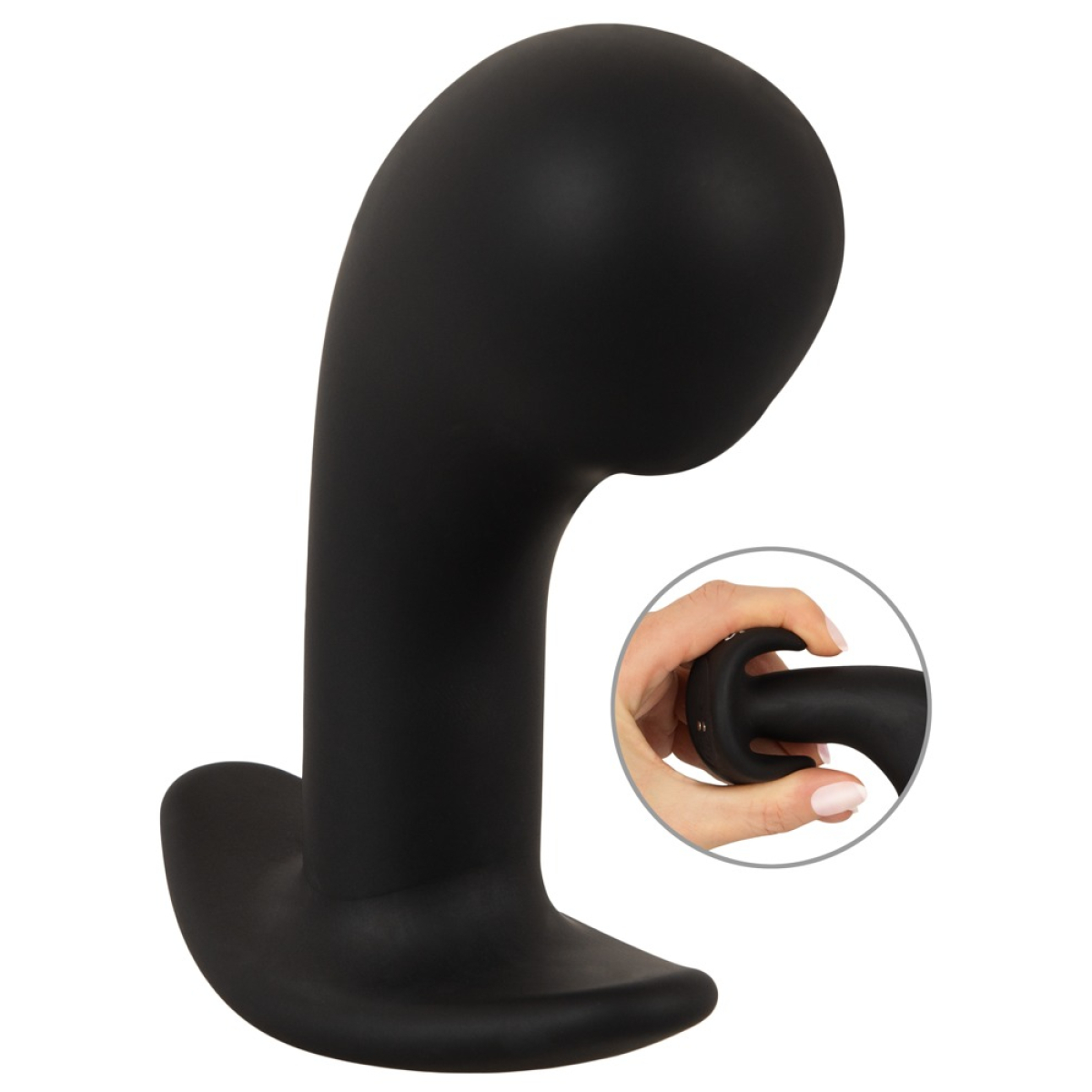 stimulateur de prostate big head anos 11 x 4 cm noir 2