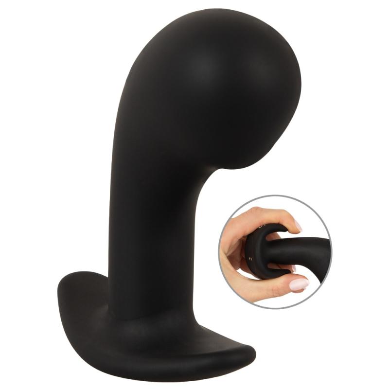 stimulateur de prostate big head anos 11 x 4 cm noir 2