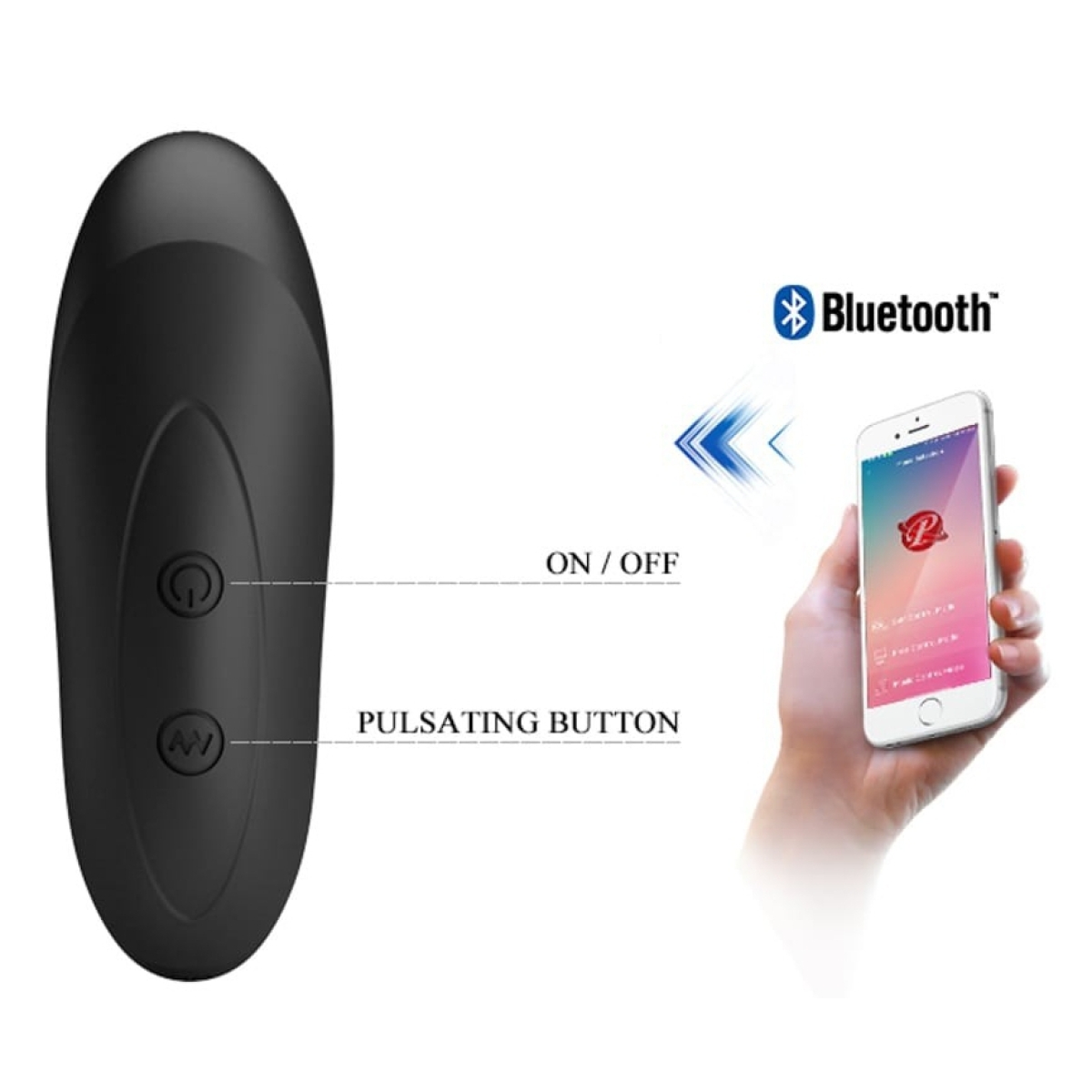 stimulateur de prostate connecte archenemy app pretty love 9 x 32cm 3