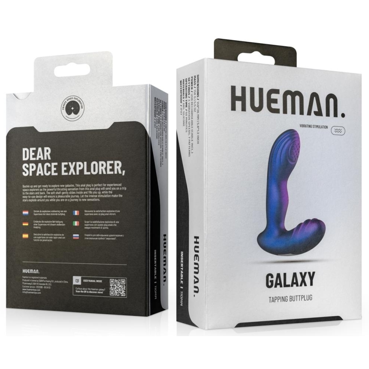 stimulateur de prostate galaxy hueman 11 x 35cm 1