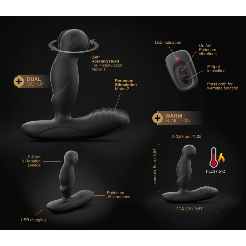 stimulateur de prostate p swing 95 x 3 cm 3