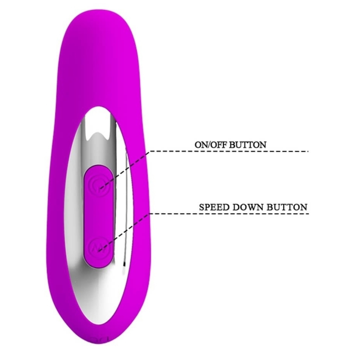 stimulateur de prostate piper pretty love 9 x 3cm violet 4