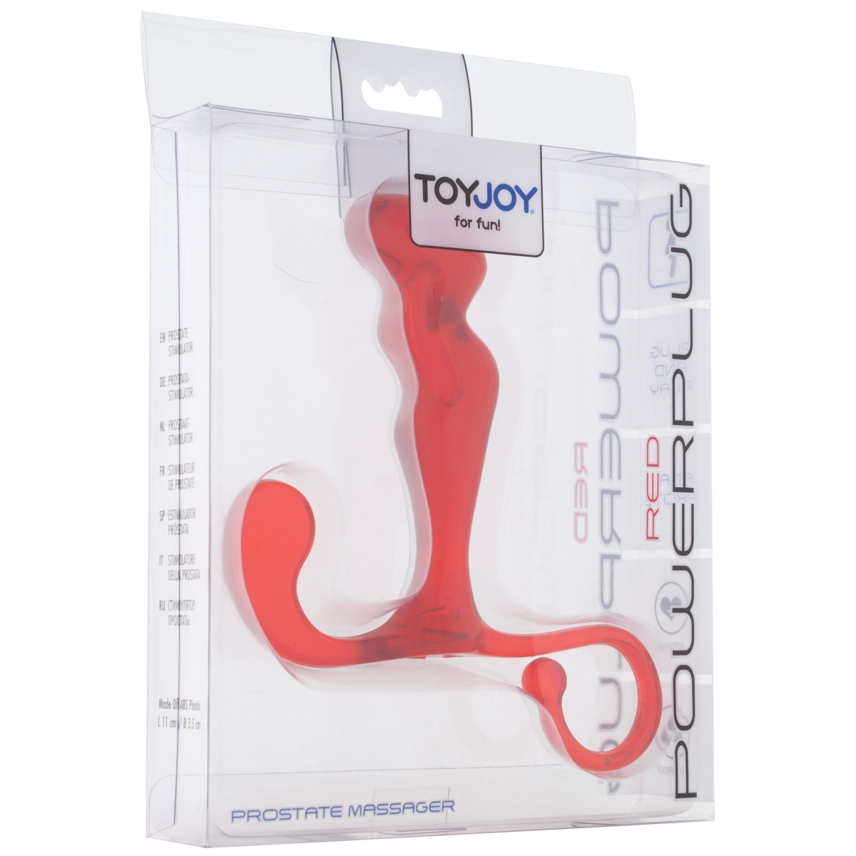 stimulateur de prostate power plug 10 x 3 cm rouge 1 scaled