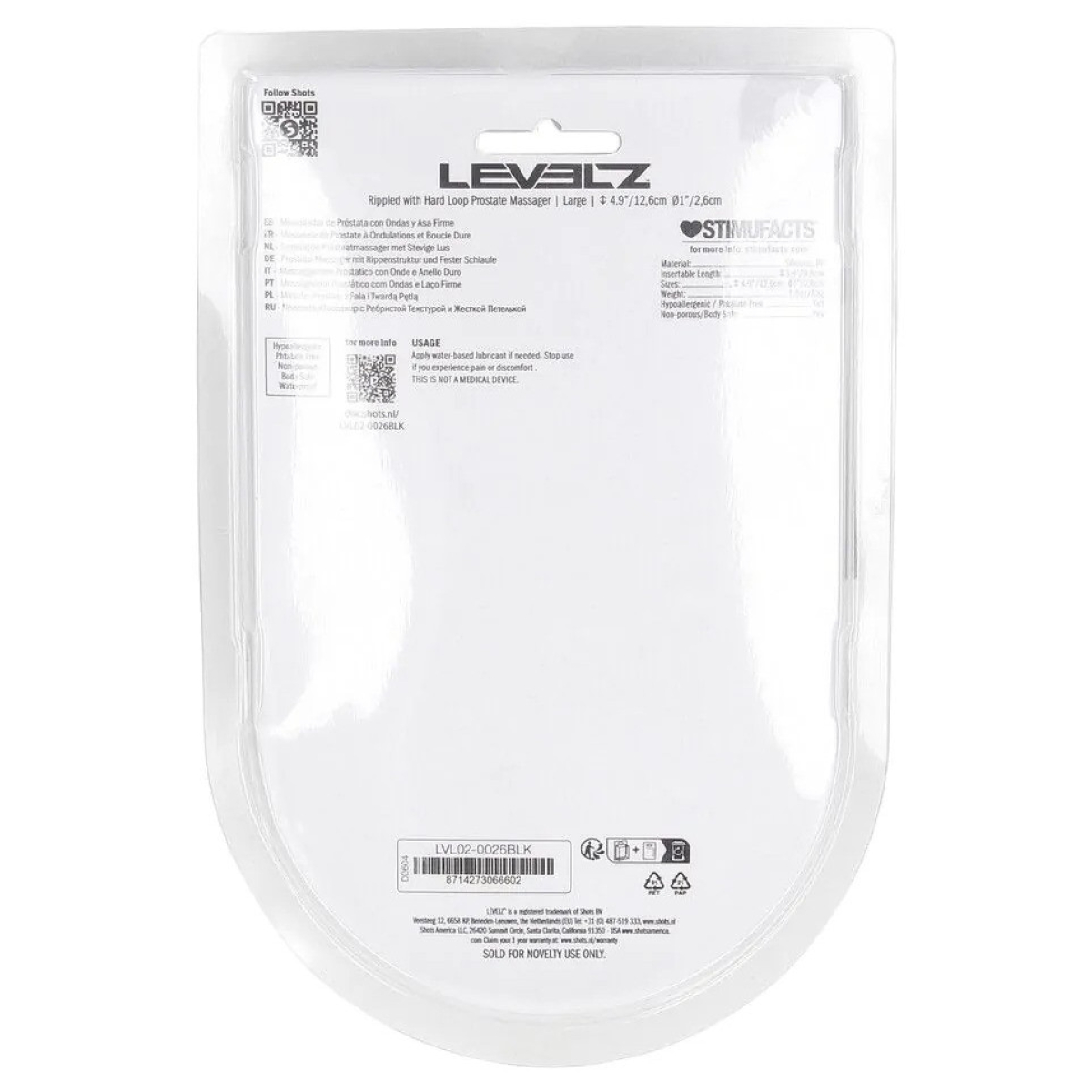 stimulateur de prostate rippled l 10 x 3cm 5