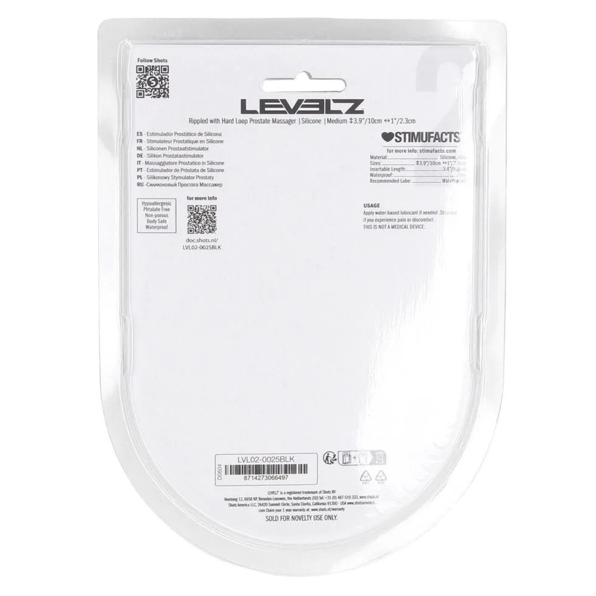 stimulateur de prostate rippled m 9 x 25cm 5