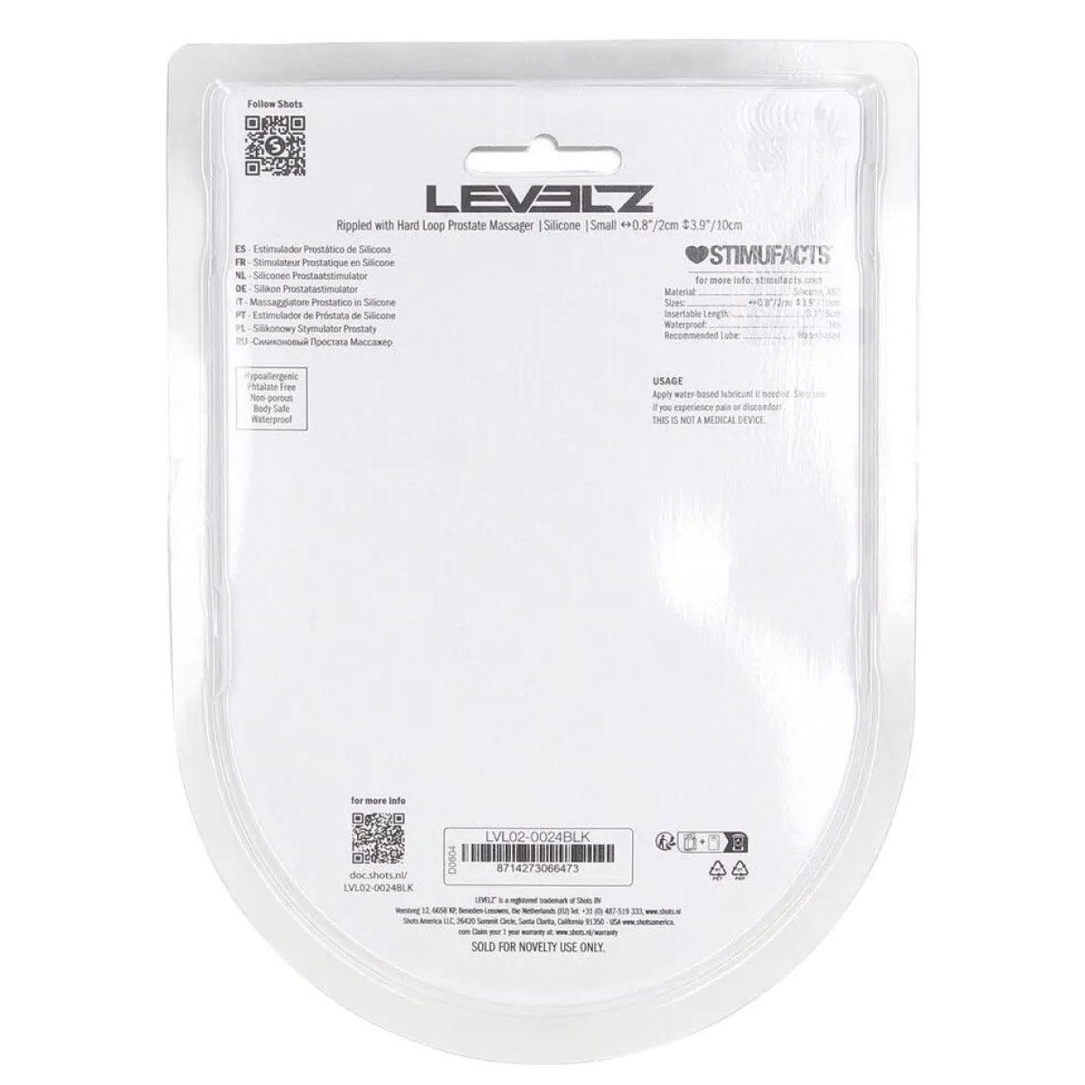 stimulateur de prostate rippled s 8 x 23cm 5