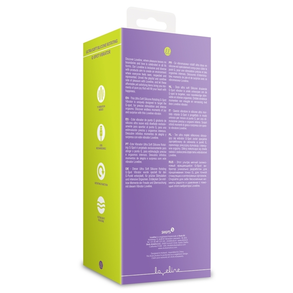 stimulateur de prostate rotatif rolader 19 x 4cm 2