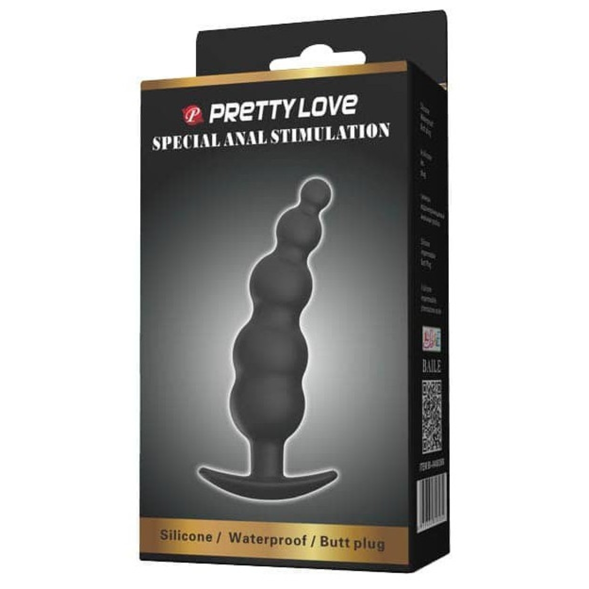 stimulateur de prostate silicone noir 11 x 29 cm 1