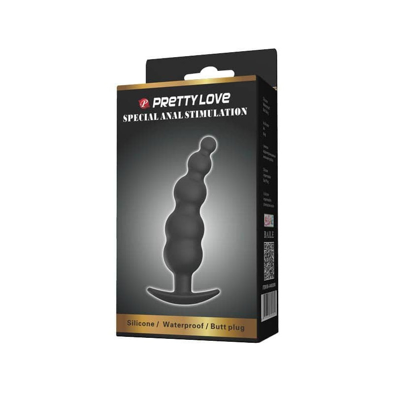 stimulateur de prostate silicone noir 11 x 29 cm 1