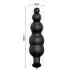 stimulateur de prostate silicone noir 11 x 29 cm 3